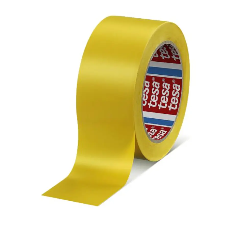 Rolo Fita Marcação Amarelo 50 mm x 33 mts. 60760 TESA  1