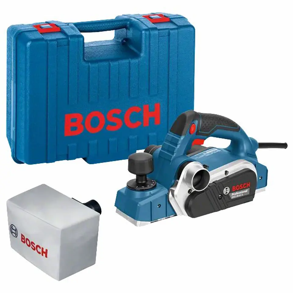 Plaina GHO 26-82 D + Mala BOSCH 1