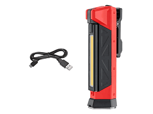 Lanterna 800 Lúmens a Bateria Retrátil com Cabeça Giratória de 180° e 360° FL800 4K5 