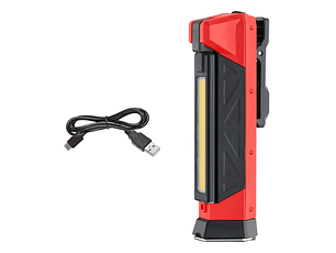 Lanterna 800 Lúmens a Bateria Retrátil com Cabeça Giratória de 180° e 360° FL800 4K5 