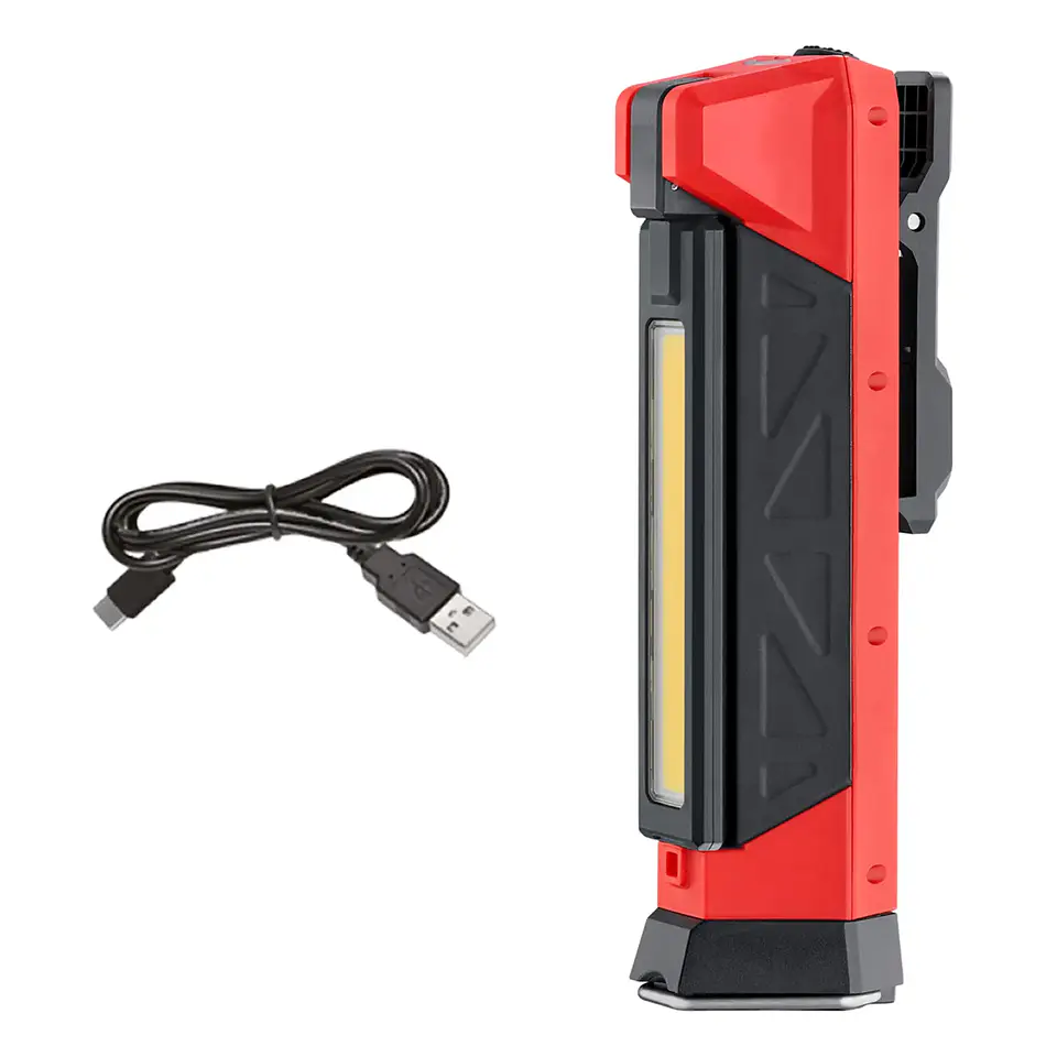 Lanterna 800 Lúmens a Bateria Retrátil com Cabeça Giratória de 180° e 360° FL800 4K5  2