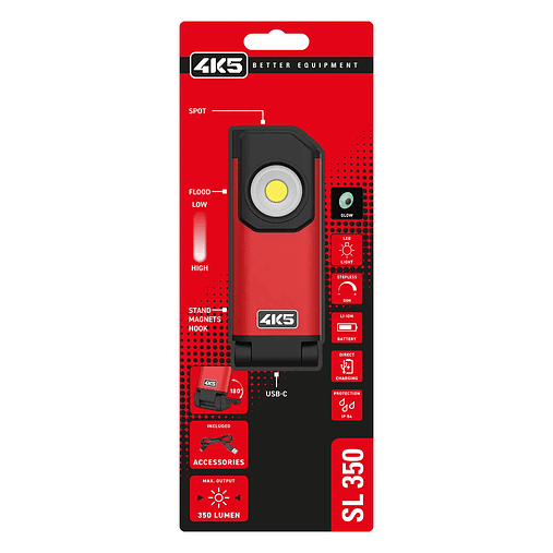 Lanterna 350 Lúmens a Bateria Compacta SL350 4K5  3