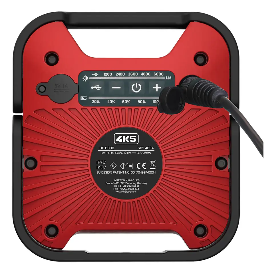 Projetor 6000 Lúmens a Bateria HD6000 4K5 3