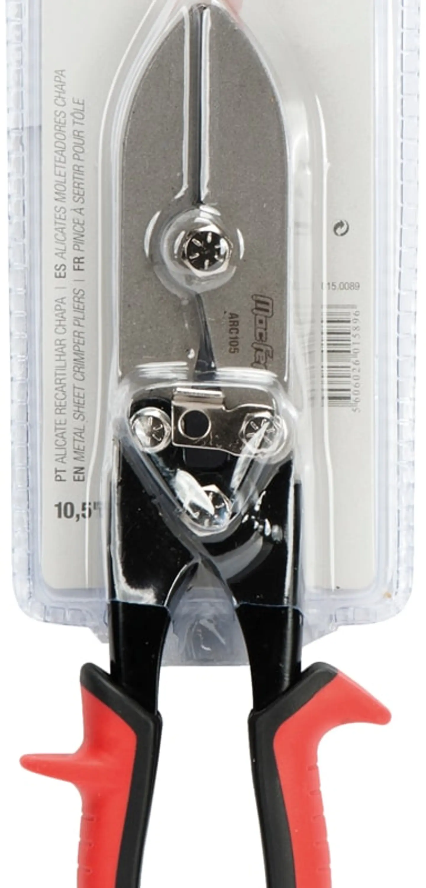 Tesoura de Perfilar Tubos de 5 Laminas HVAC ARC105 10,5