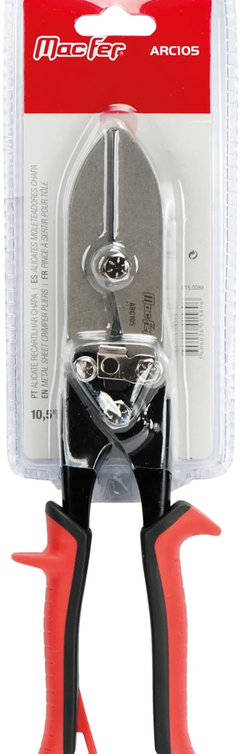 Tesoura de Perfilar Tubos de 5 Laminas HVAC ARC105 10,5