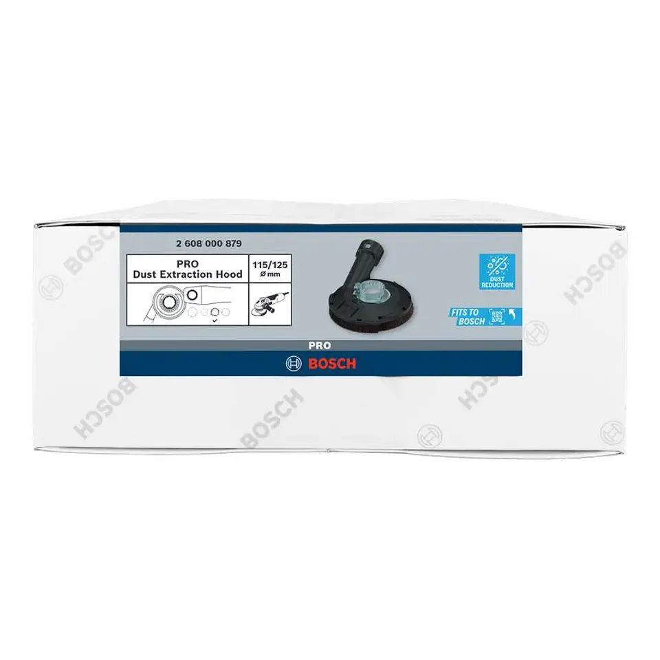 Base de Extração de Pó p/ Rebarbadoras 115/125mm com Chave PRO Dust Extraction BOSCH 2
