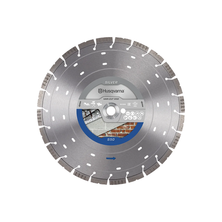 Disco Diamante para Betão Ø350x25,4/20x3,2mm VARI-CUT™ S50 PLUS HUSQVARNA 1