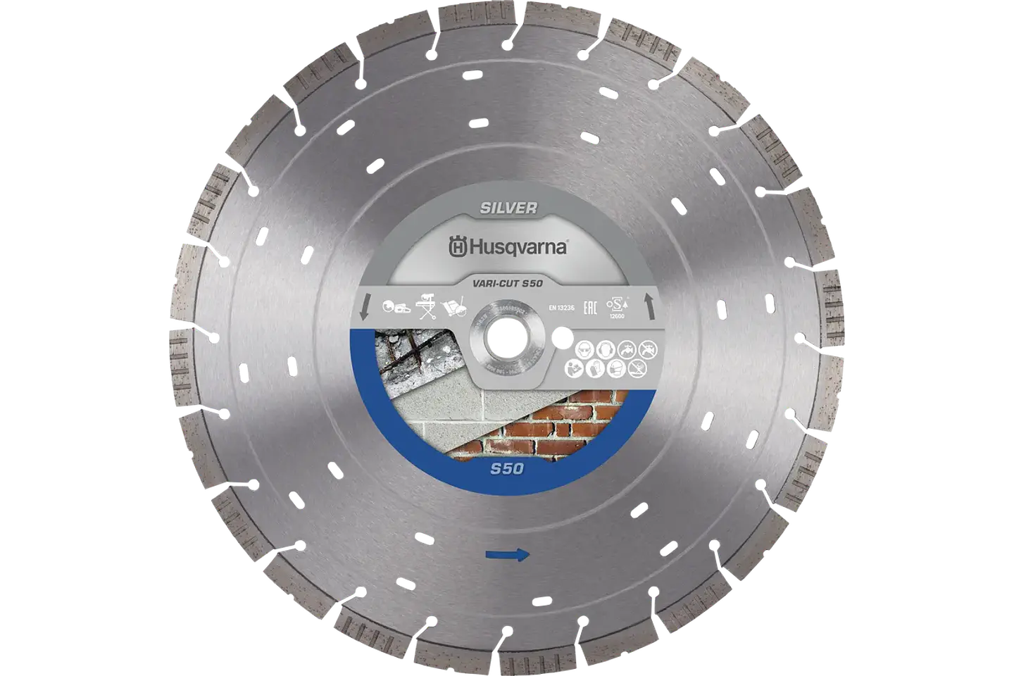 Disco Diamante para Betão Ø350x25,4/20x3,2mm VARI-CUT™ S50 PLUS HUSQVARNA 1