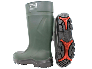 Bota/Galocha Segurança PU Verde S5 ISSAPOL ISSALINE