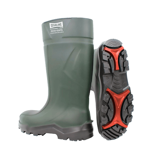 Bota/Galocha Segurança PU Verde S5 ISSAPOL ISSALINE 1