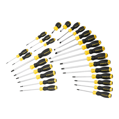 Jogo de 26 Chaves Fenda-Philips-Pozidrive-Torx STHT0-62142 STANLEY