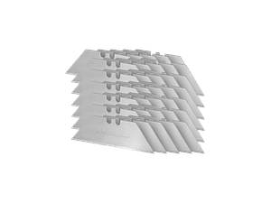Lamina de X-Ato ( Faca) 1992®Trapezoidais 1-11-921 STANLEY (50 UNI) 