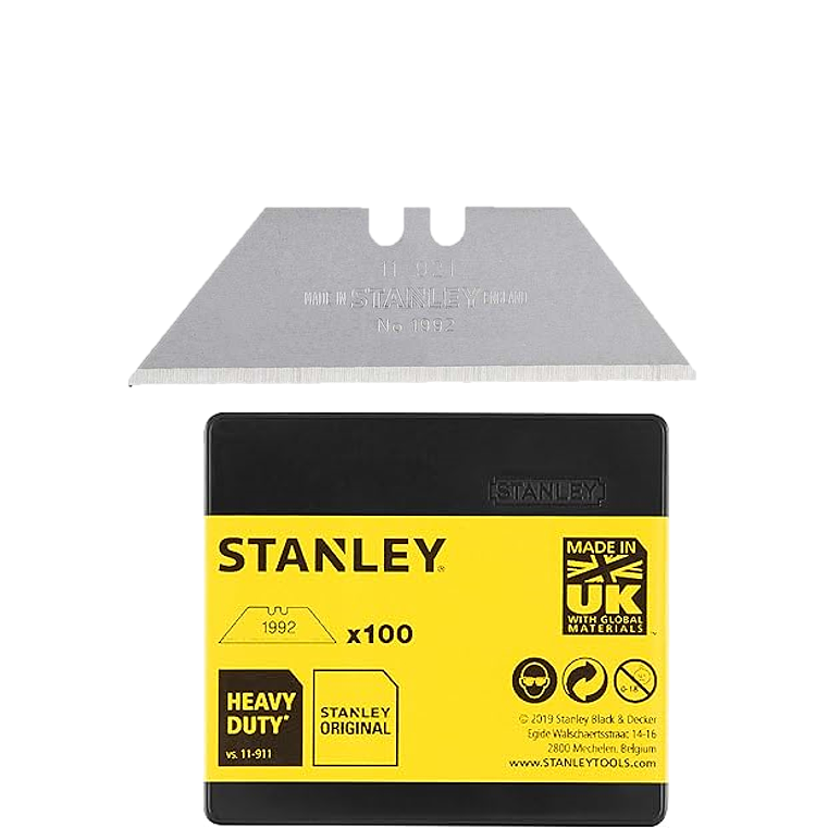 Lamina de X-Ato ( Faca) 1992®Trapezoidais 1-11-921 STANLEY (100 UNI)  1
