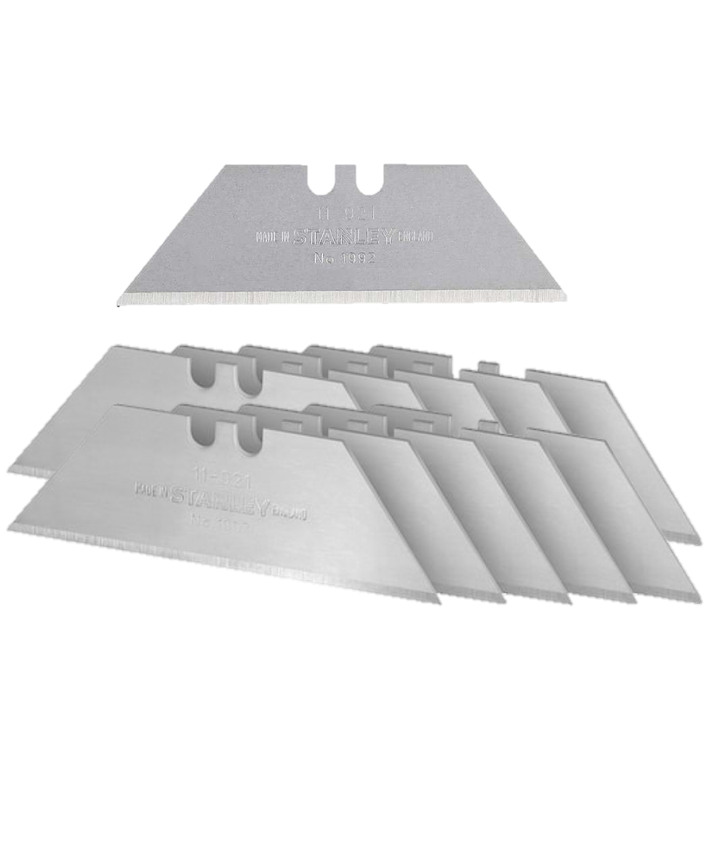 Lamina de X-Ato ( Faca) 1992®Trapezoidais 1-11-921 STANLEY (10 UNI) 1