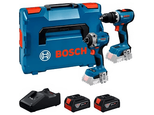 Conjunto de aparafusadora de impacto GDR 18V-215 + Aparafusadora GSR 18V-65 + 2 Baterias 5.0Ah BOSCH