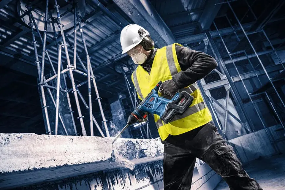 Martelo perfurador sem fio SDS plus EXPERT EXBH 18V-32F + Mala XL-BOXX BOSCH 7