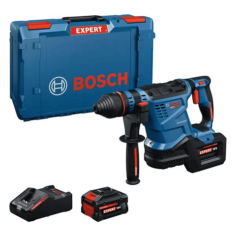 Martelo perfurador sem fio SDS plus EXPERT EXBH18V-32F + 2 Baterias EXBA18V-80 + Mala XL-BOXX BOSCH
