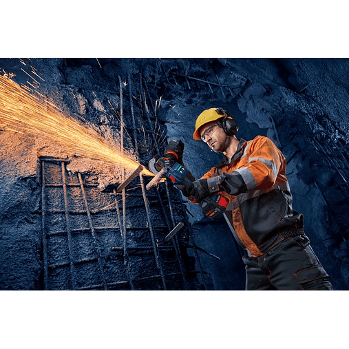 Rebarbadora sem fio EXPERT EXWS18V-15S + 2 Baterias EXBA18V-80 + Mala L-BOXX BOSCH 6