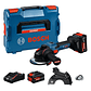 Rebarbadora sem fio EXPERT EXWS18V-15S + 2 Baterias EXBA18V-80 + Mala L-BOXX BOSCH - vignette 1