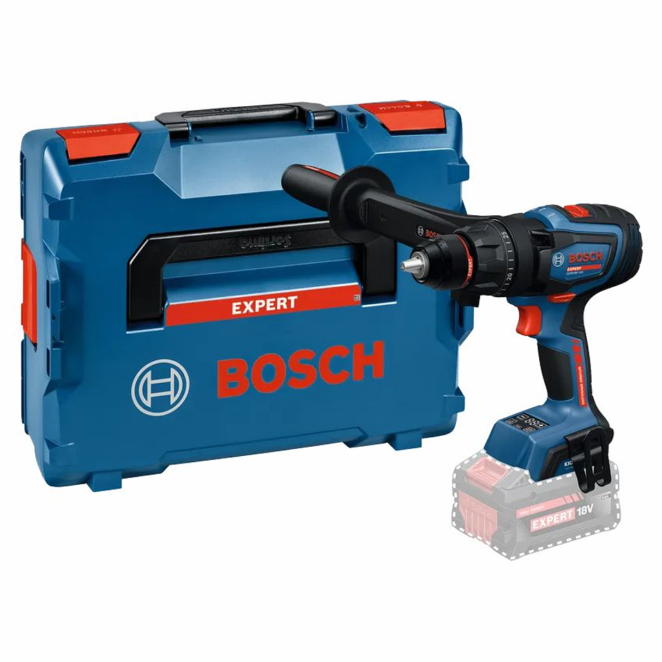 Aparafusadora/Berbequim com percussão sem fio EXPERT EXSB18V-150 + Mala L-BOXX BOSCH 1