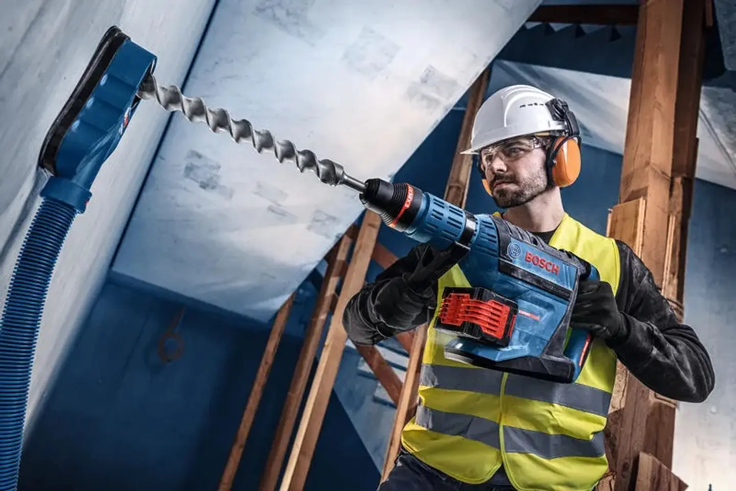 Martelo perfurador sem fio SDS Max EXPERT EXBH18V-45 BOSCH 6