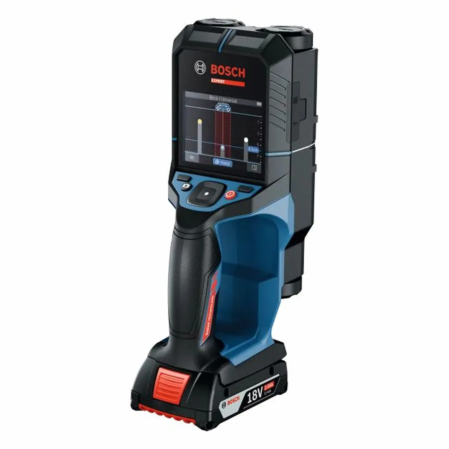 Scanner de Parede EXPERT D-tect18V-200-17C + 1 Bateria 18V 2.0Ah + Mala L-BOXX 136 BOSCH 2