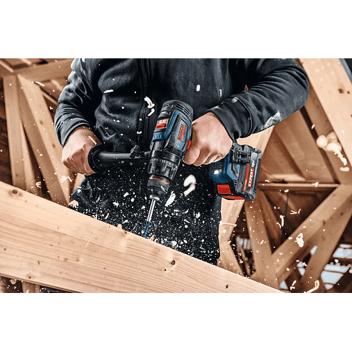 Aparafusadora/Berbequim com percussão sem fio EXPERT EXSB18V-150 + 2 baterias EXBA18V-80 + Mala L-BOXX BOSCH 7