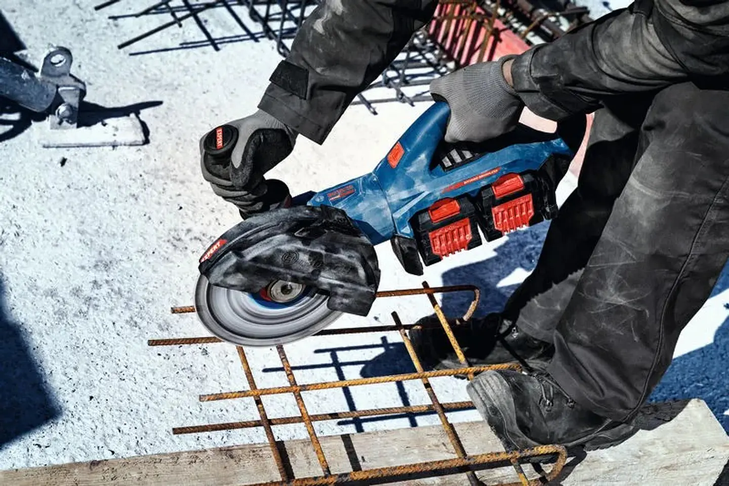 Rebarbadora sem fio 230mm EXPERT EXWS18V2-230P BOSCH 6