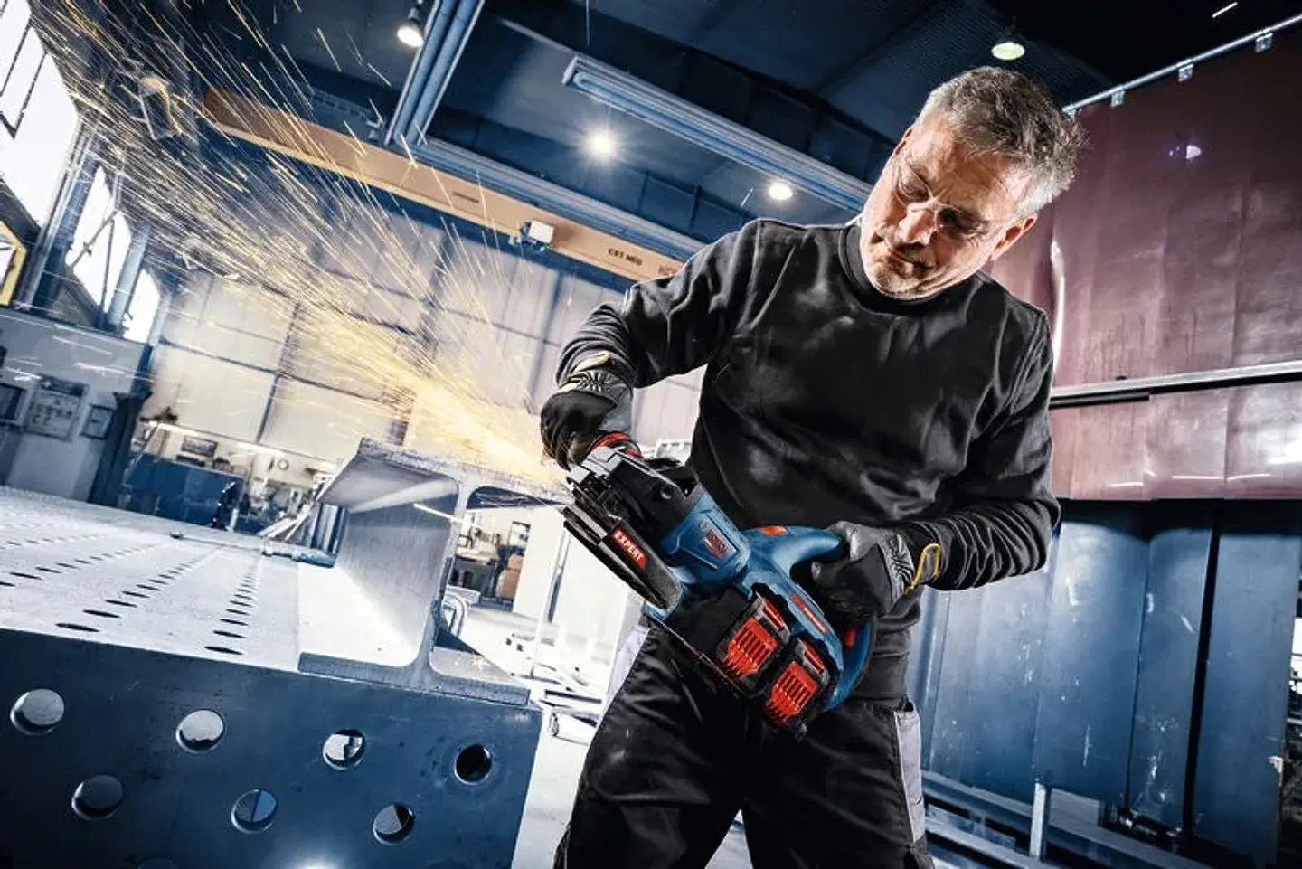 Rebarbadora sem fio 230mm EXPERT EXWS18V2-230P BOSCH 7