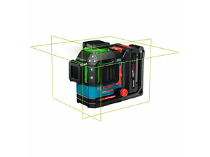 Nivel laser de linhas verdes EXPERT EXLL18V-120-33CG + Mala L-BOXX BOSCH