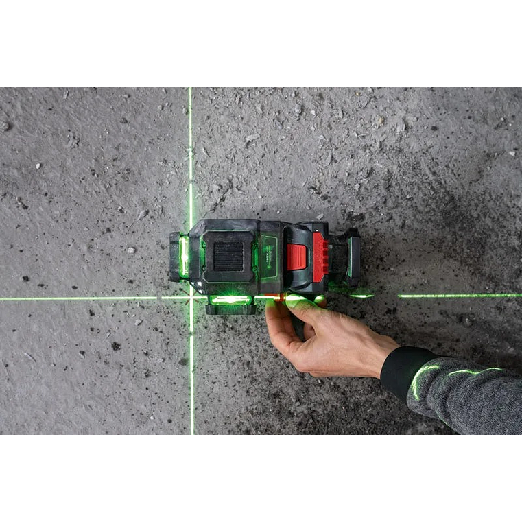 Nivel laser de linhas verdes EXPERT EXLL18V-120-33CG + Mala L-BOXX BOSCH 10