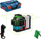 Nivel laser de linhas verdes EXPERT EXLL18V-120-33CG + Mala L-BOXX BOSCH - Thumbnail 1