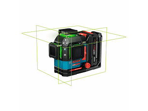 Nivel laser de linhas verdes EXPERT EXLL18V-120-33CG + 1 bateria EXBA18V-40 + Mala L-BOXX BOSCH