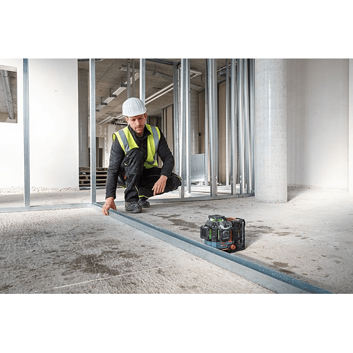 Nivel laser de linhas verdes EXPERT EXLL18V-120-33CG + 1 bateria EXBA18V-40 + Mala L-BOXX BOSCH 4