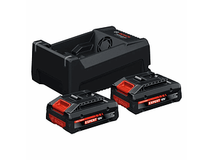 Conjunto 2 baterias 18V 4.0 Ah EXPERT EXBA18V-40 + carregador GAL12V/18V-80 BOSCH