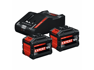 Conjunto 2 baterias 18V 15.0 Ah EXPERT EXBA18V-150 + carregador EXAL18V-160 BOSCH
