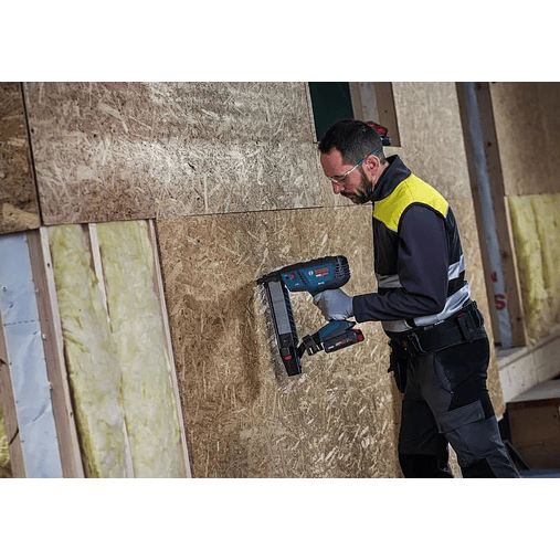 Agrafador para madeira sem fio EXTH18V-50M + Mala XL-BOXX BOSCH 5