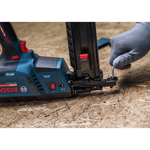 Agrafador para madeira sem fio EXTH18V-50M + Mala XL-BOXX BOSCH 6