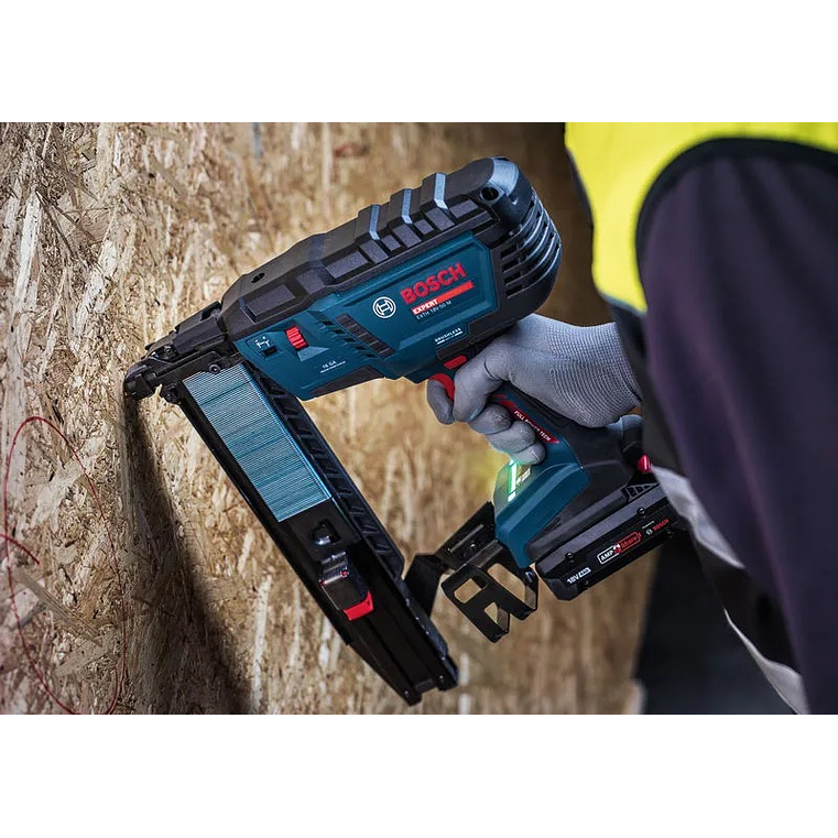 Agrafador para madeira sem fio EXTH18V-50M + Mala XL-BOXX BOSCH 8