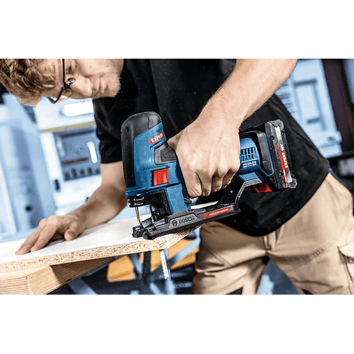 Serra vertical tico-tico sem fio EXPERT EXST18V-155S + Mala L-BOXX BOSCH 10