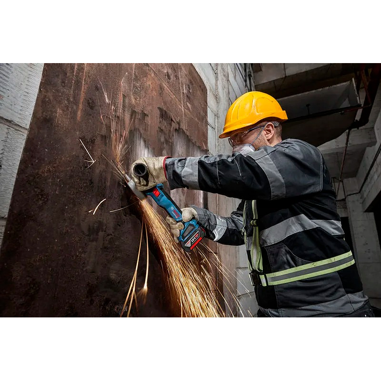 Rebarbadora sem fio GWS 18V-11 (125) + mala L-BOXX BOSCH 5