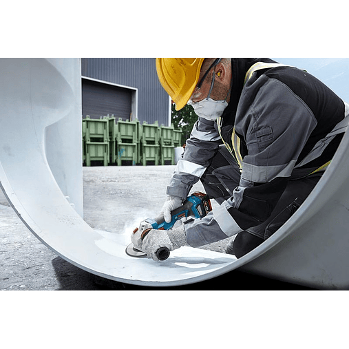 Rebarbadora sem fio GWS 18V-11 (125) + mala L-BOXX BOSCH 6