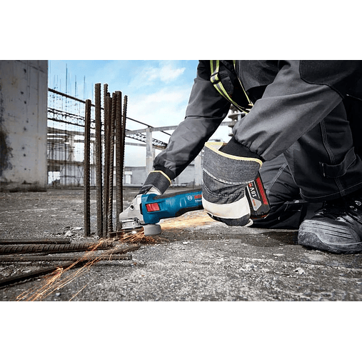 Rebarbadora sem fio GWS 18V-11 (125) + mala L-BOXX BOSCH 7