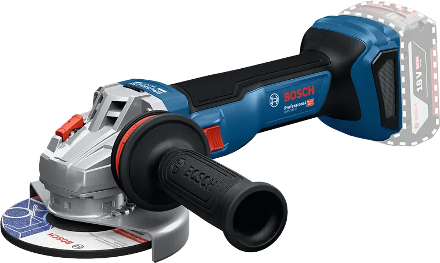 Rebarbadora sem fio GWS 18V-11 (125) + mala L-BOXX BOSCH 2