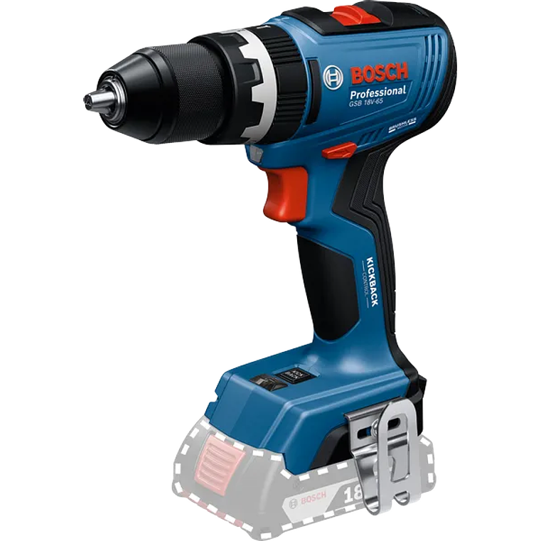 Conjunto sem fio Aparafusadora GSB 18V-65 + Martelo GBH 18V-22 + Rebarbadora GWS 18V-11 (125) + 3 Baterias 18V 5.0Ah BOSCH 3