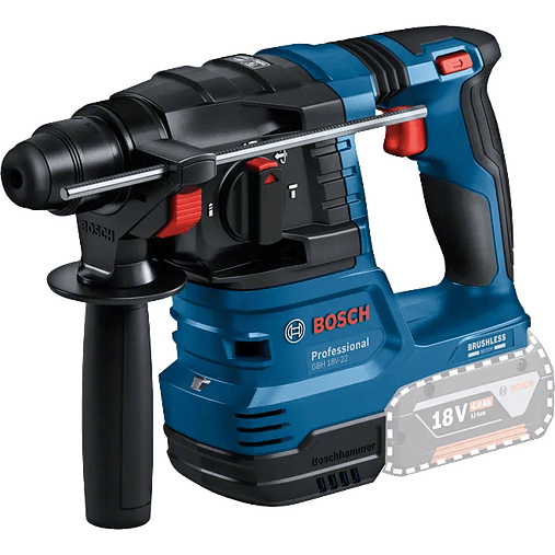 Conjunto sem fio Aparafusadora GSB 18V-65 + Martelo GBH 18V-22 + Rebarbadora GWS 18V-11 (125) + 3 Baterias 18V 5.0Ah BOSCH 4