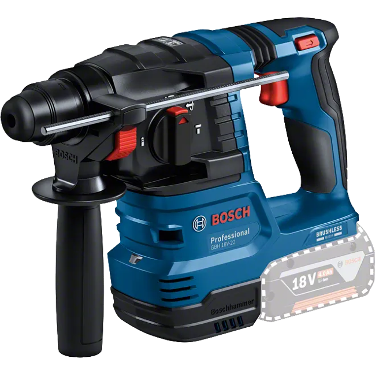 Conjunto sem fio Aparafusadora GSB 18V-65 + Martelo GBH 18V-22 + Rebarbadora GWS 18V-11 (125) + 3 Baterias 18V 5.0Ah BOSCH 4