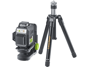 Nível Laser 4 Linhas Verdes PocketPlane-Laser 4G + Tripé UpsideDown 1.50 MT LASERLINER