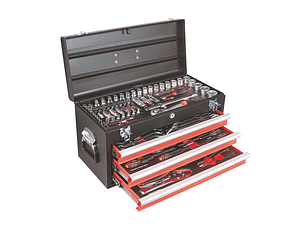 Caixa de Ferramentas Metálica com 143 Peças 6992 RATIO (EXCLUSIVO ONLINE)