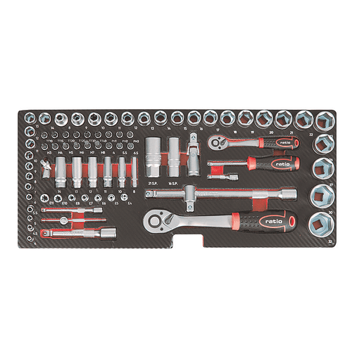 Caixa de Ferramentas Metálica com 143 Peças 6992 RATIO (EXCLUSIVO ONLINE) 3